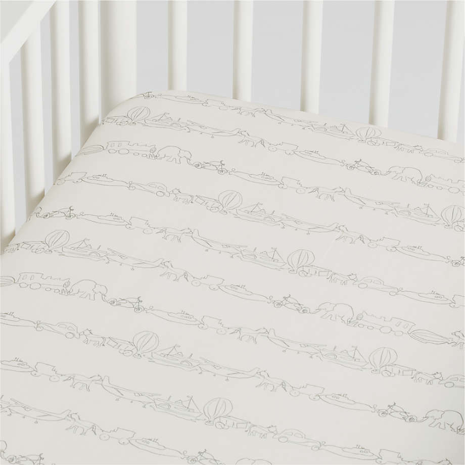 Let's Go Organic Cotton Baby Crib Fitted Sheet by Leanne Ford + Reviews