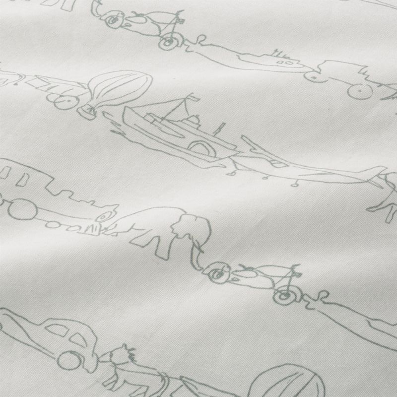 Let's Go Kids Organic Twin Duvet Cover by Leanne Ford - image 6 of 7