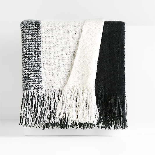 Black Throw Blankets Crate & Barrel Canada