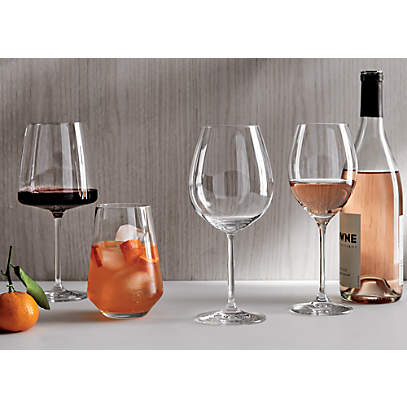 Crate and Barrel, Edge Red Wine Glass, Set of 4 - Zola