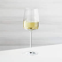 Schott Zwiesel Sensa Level Square Pinot Grigio Glass + Reviews | Crate & Barrel