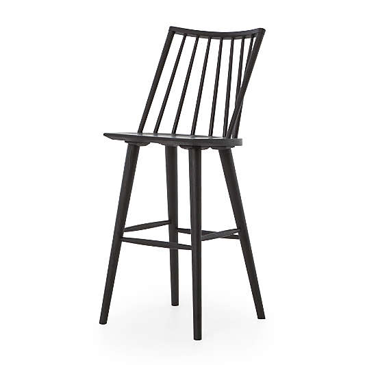 Paton Black Oak Windsor Bar Stool