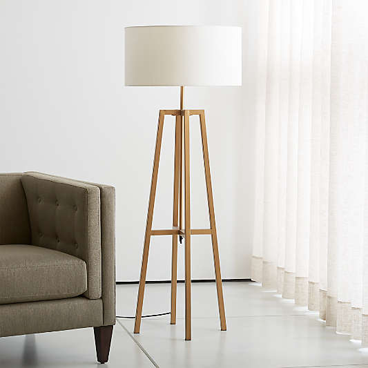 Lewis Brass Floor Lamp