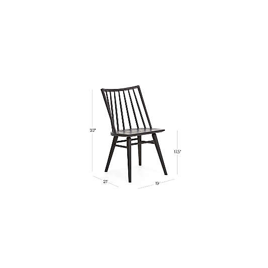 Paton Black Oak Windsor Dining Chair