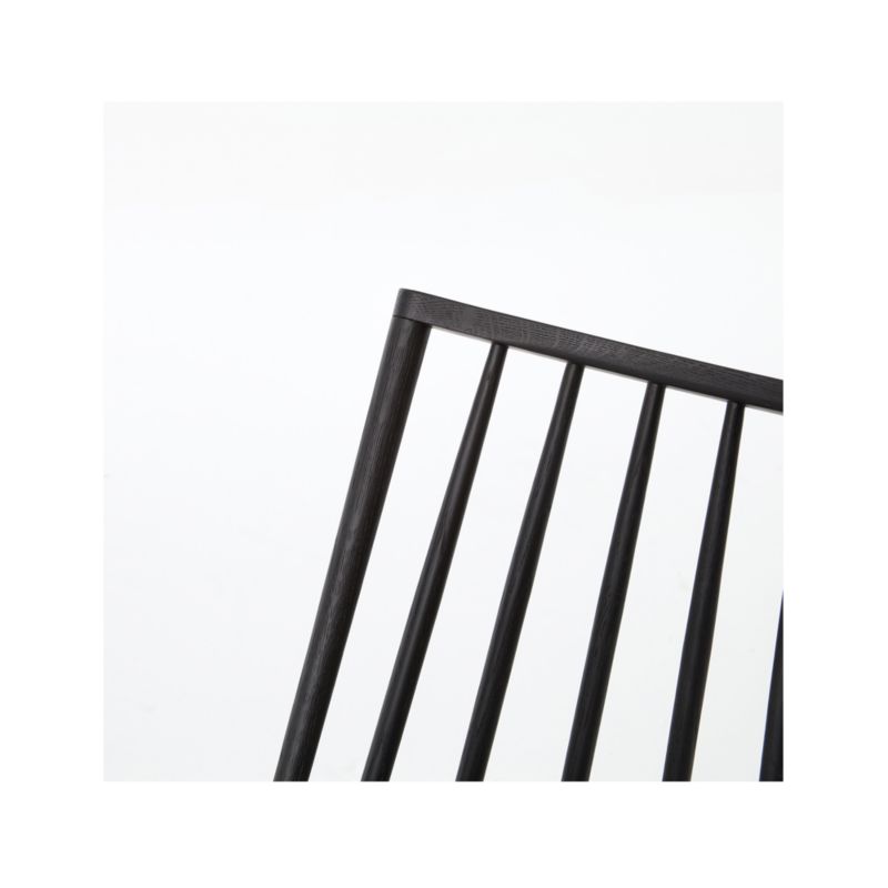 Paton Black Oak Windsor Dining Chair - image 9 of 15