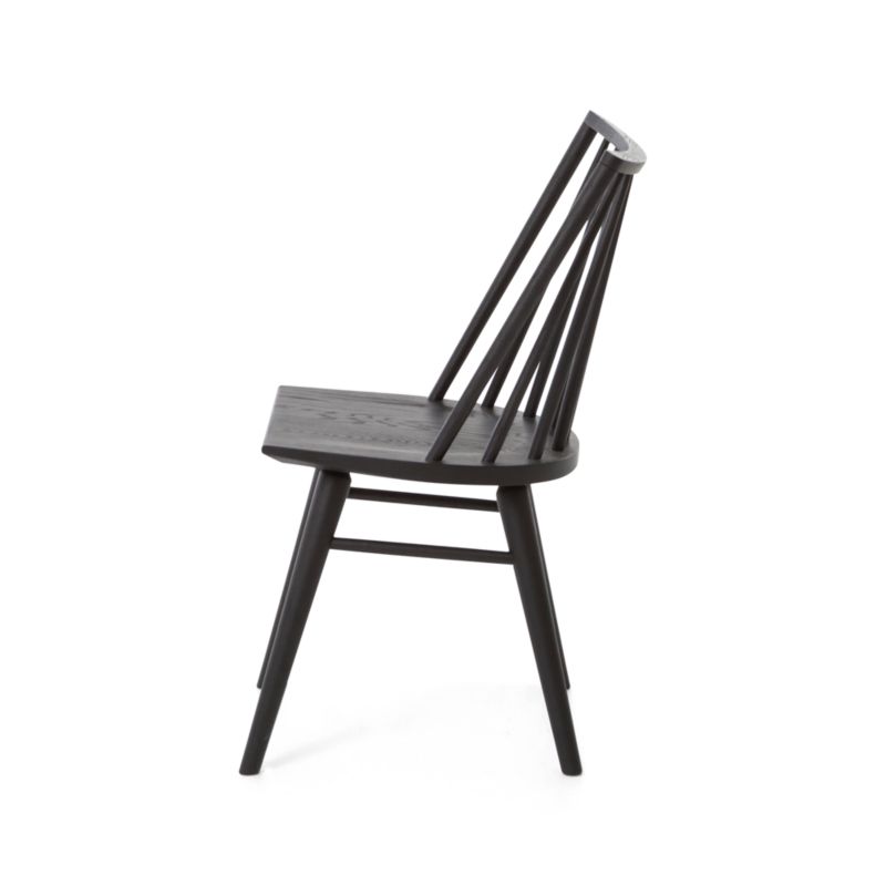 Paton Black Oak Windsor Dining Chair - image 7 of 15