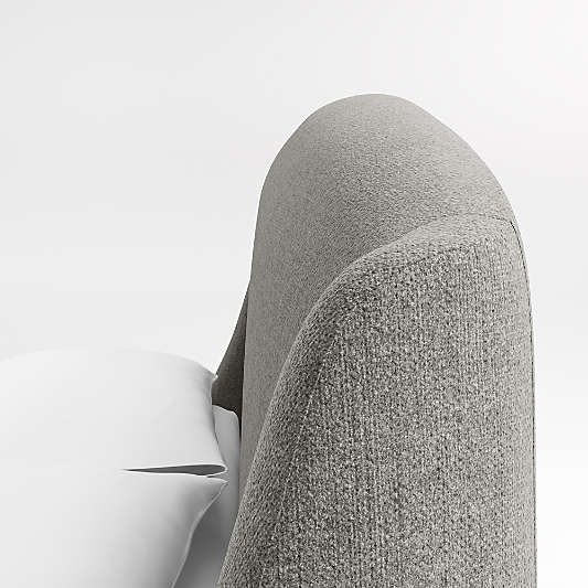 Lafayette 48" Dark Grey Upholstered Headboard