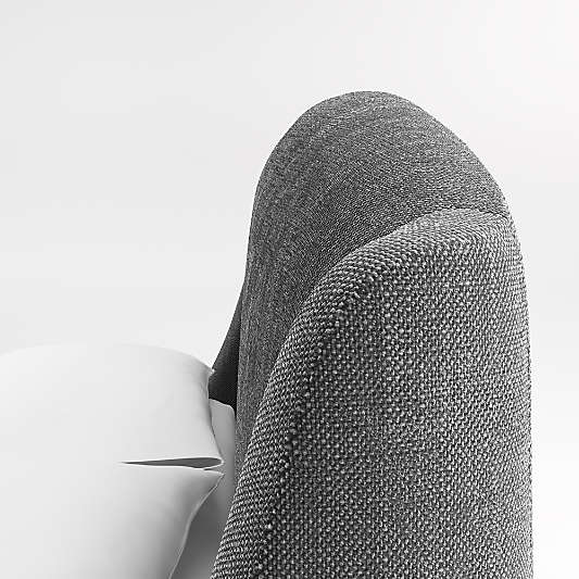 Lafayette 48" Charcoal Grey Upholstered Headboard