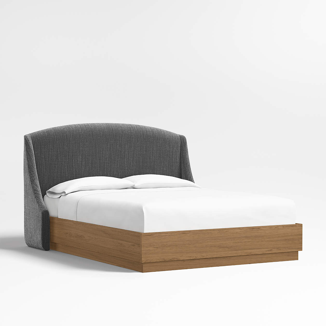 Lafayette 48" Charcoal Grey Queen Upholstered Headboard with Batten
