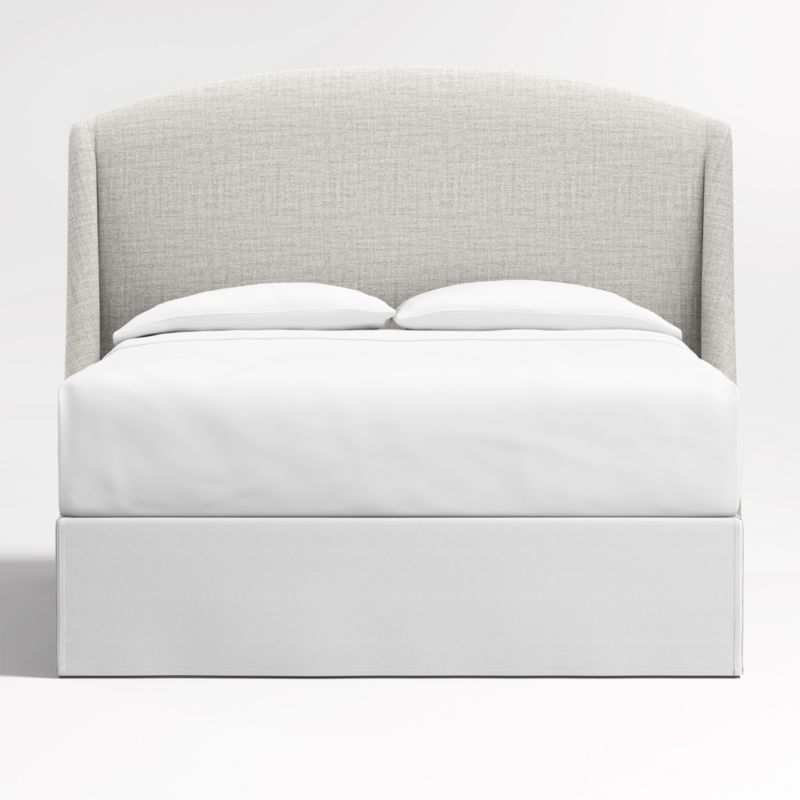 Lafayette 56" Mist Grey Upholstered Queen Headboard