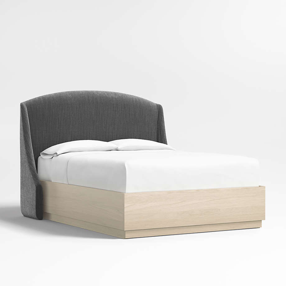 Lafayette 56" Charcoal Grey Queen Upholstered Headboard with Batten