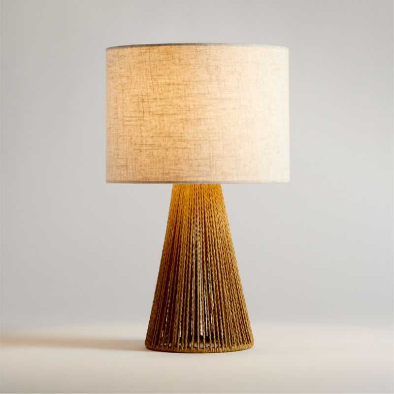 Liam Geo Natural Rope Kids Table Lamp - image 0 of 9