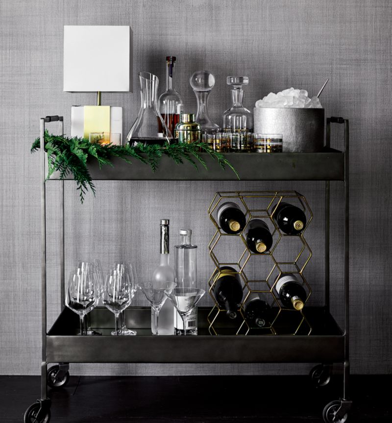 11-Bottle Gold Wine Rack - image 3 of 12