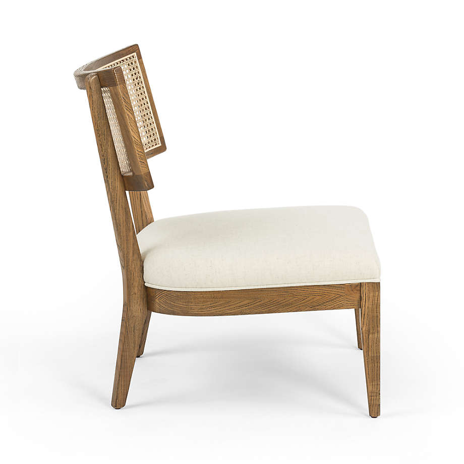 Crate&Barrel Libby Natural Accent Chair Square One