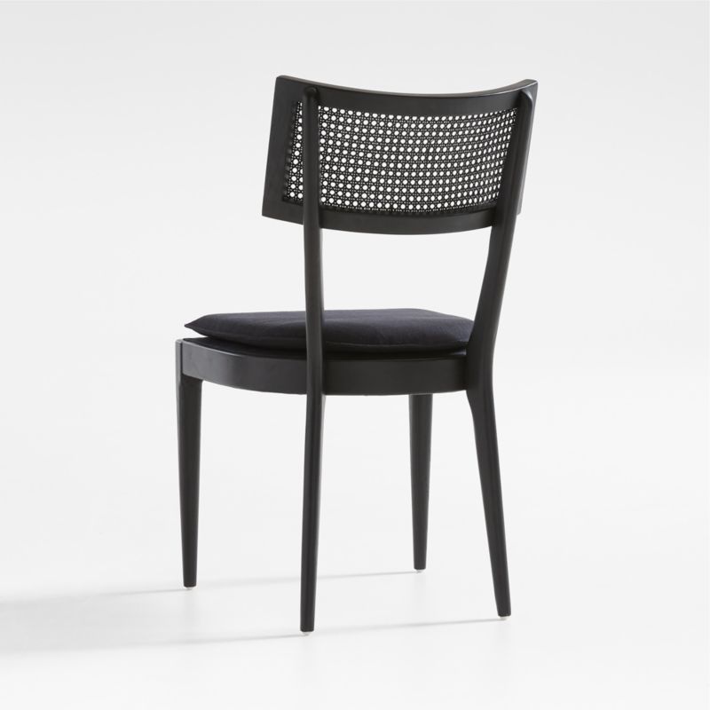 Libby Black Cane Dining Chair - image 7 of 9