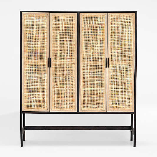 Mango Wood Cabinets | Crate & Barrel