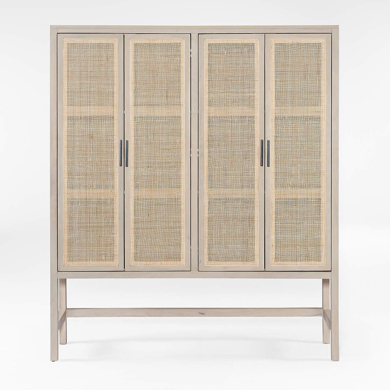 Libby Natural Mango Wood Storage with Doors Crate & Barrel Canada