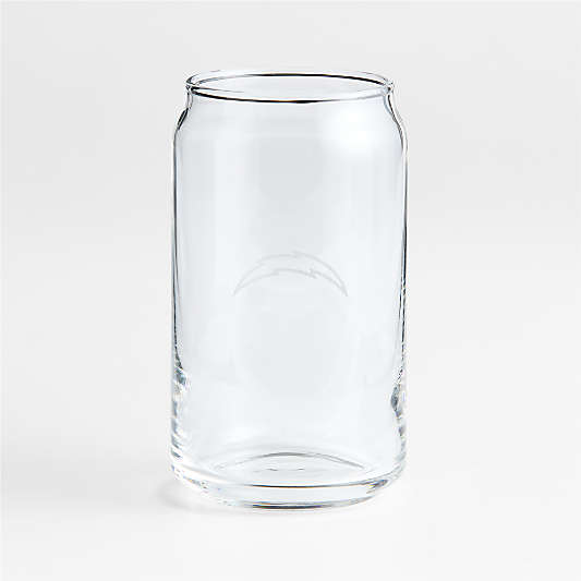 NFL Los Angeles Chargers Beer Can 16-Oz. Glass, Set of 4