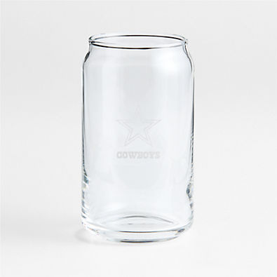 View NFL Dallas Cowboys Beer Can 16-Oz. Glass, Set of 4 details