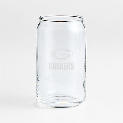 View NFL Green Bay Packers Beer Can 16-Oz. Glass, Set of 4 details