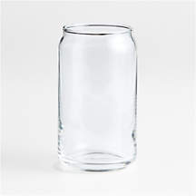 Beer Can 16-Oz. Glass + Reviews | Crate & Barrel