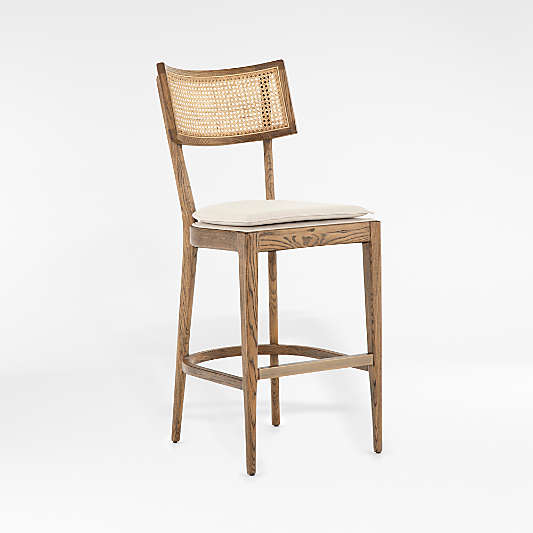 Libby Natural Cane Counter Stool