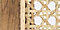 Brown Wood + Natural Cane