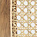 Brown Wood + Natural Cane