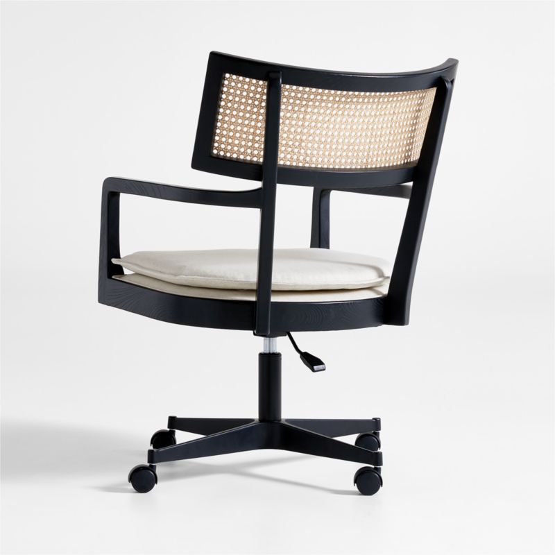Libby Natural Cane Desk Chair