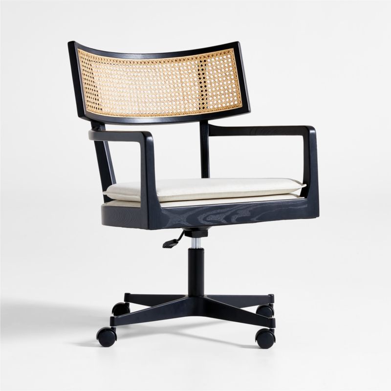 Libby Natural Cane Desk Chair