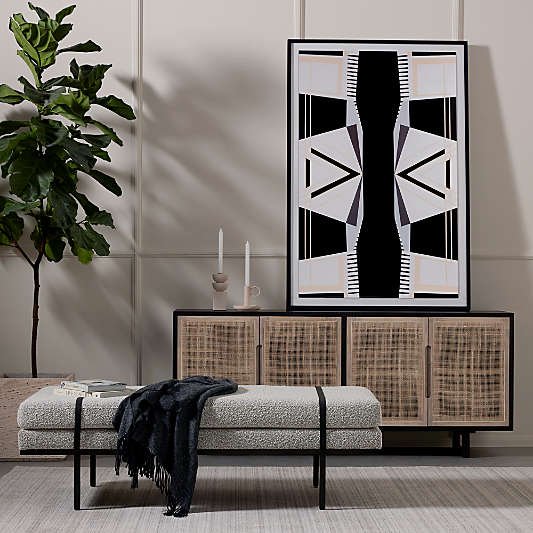 Libby 72" Black Credenza