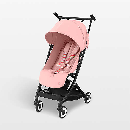 CYBEX Candy Pink Libelle 2 Compact Baby Stroller with Black Frame