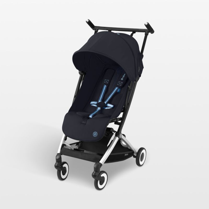 CYBEX Dark Blue Libelle 2 Compact Baby Stroller with Silver Frame - image 0 of 4