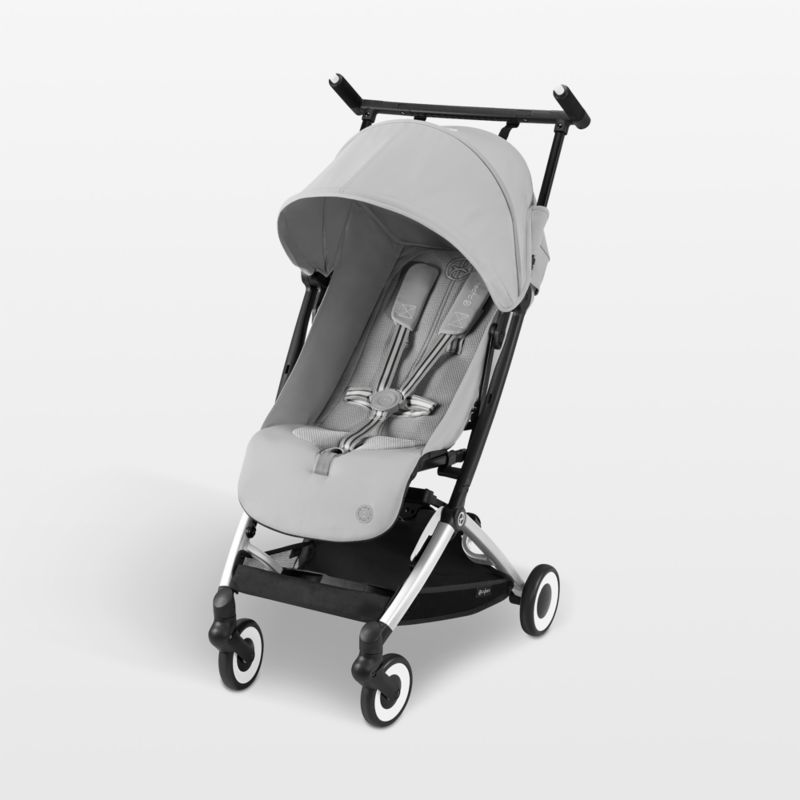 CYBEX Fog Grey Libelle 2 Compact Baby Stroller with Silver Frame - image 0 of 4