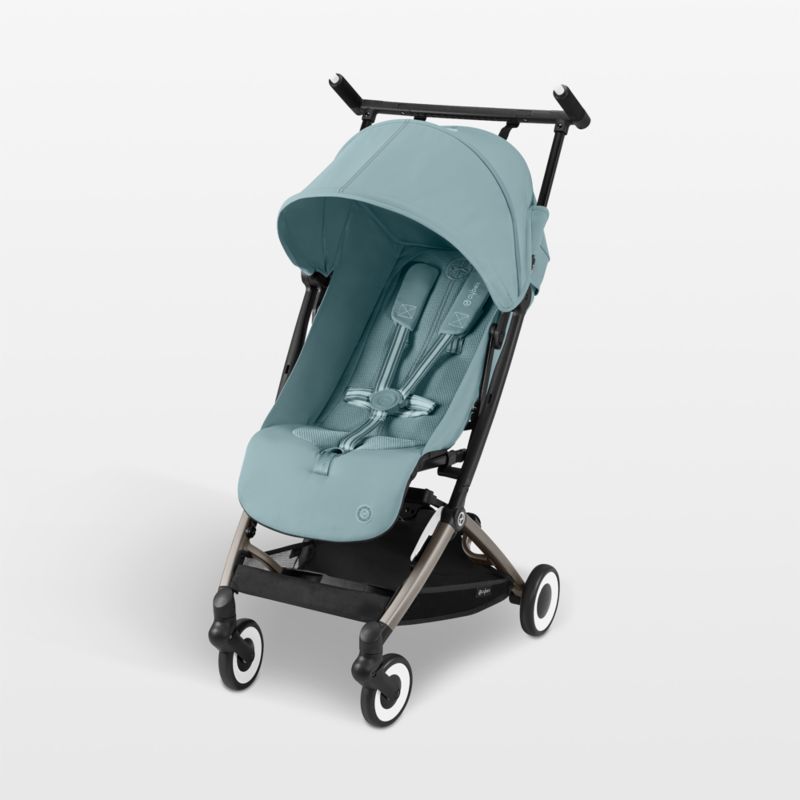 CYBEX Stormy Blue Libelle 2 Compact Baby Stroller with Taupe Frame - image 0 of 4