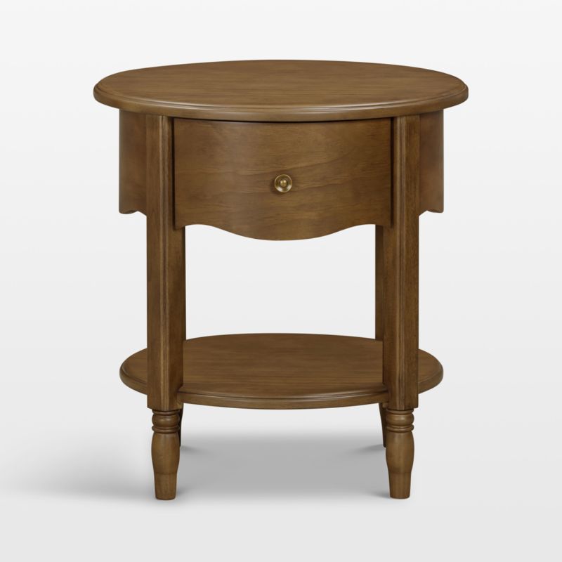 Namesake Liberty 22" Natural Walnut Wood Kids Nightstand with Drawer - image 3 of 7