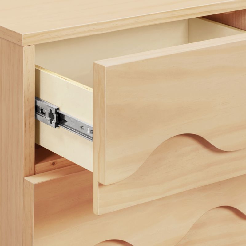 Babyletto 20" Lido Wave Blonde Wood 2-Drawer Kids Nightstand - image 3 of 5