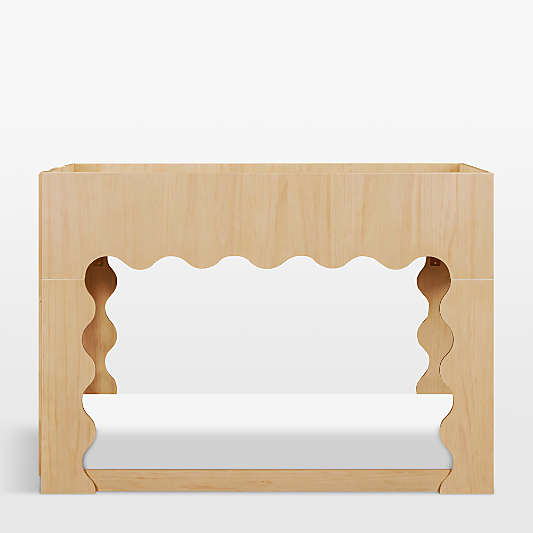 Babyletto Lido Wave Blonde Wood Convertible Kids Bunk Bed