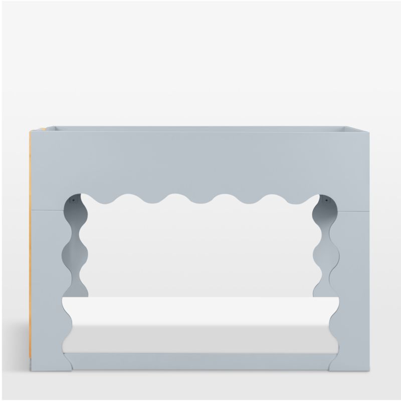 Babyletto Lido Wave Powder Blue Wood Convertible Kids Bunk Bed - image 2 of 4