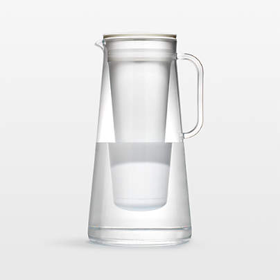 LifeStraw Home 10-Cup White Plastic Water Filter Pitcher