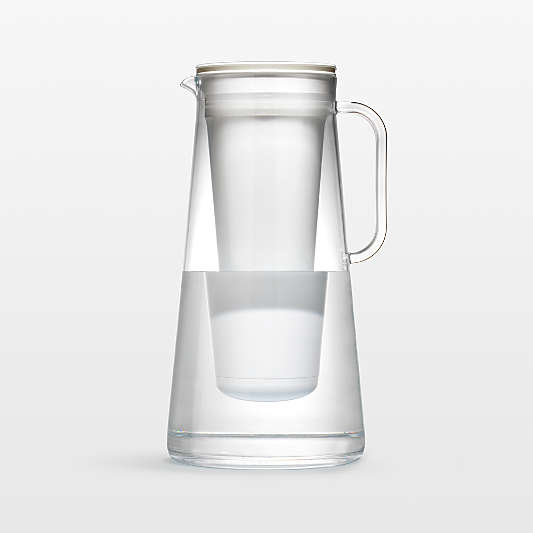 LifeStraw Home 10-Cup White Plastic Water Filter Pitcher