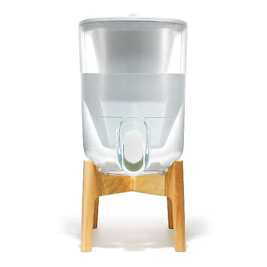 LifeStraw Home 35-Cup High-Capacity Water Dispenser with Wood Stand