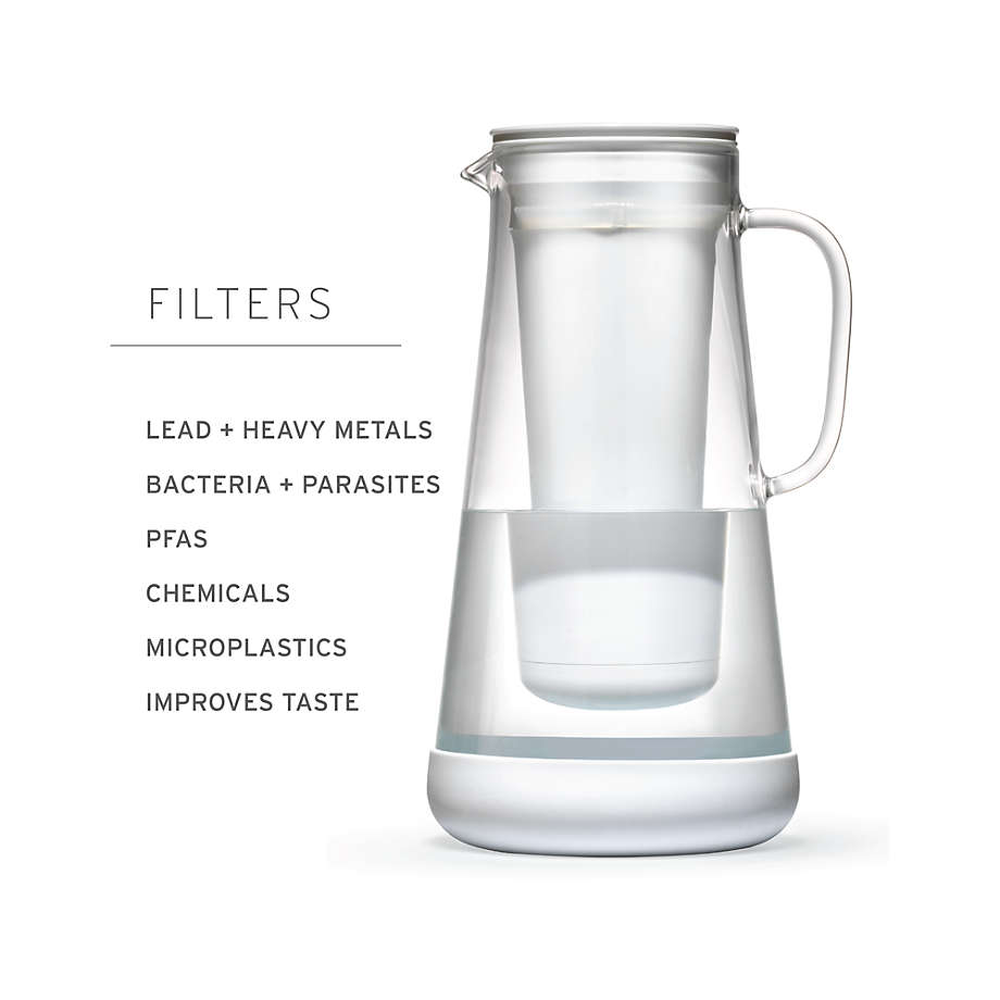 Advanced Filtration Pitchers : glass water filter pitcher