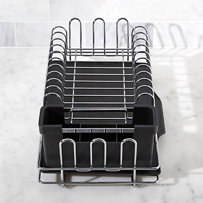 Yamazaki Tosca White Over-The-Sink Dish Drainer Rack + Reviews, Crate &  Barrel