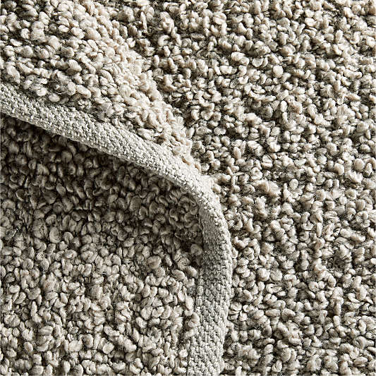 Lille Performance Boucle Grey Hand-Knotted Area Rug