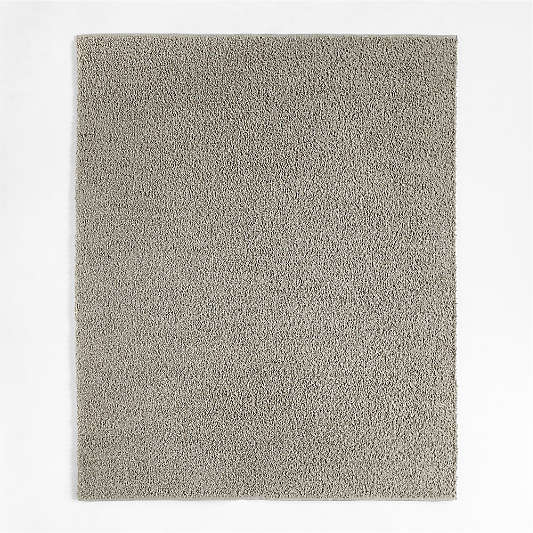 Lille Performance Solid Bouclé Grey Area Rug 9'x12'