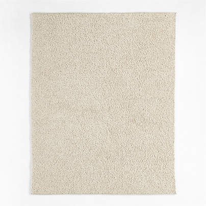 Lille Performance Solid Bouclé Sand Beige Area Rug 6'x9' + Reviews ...