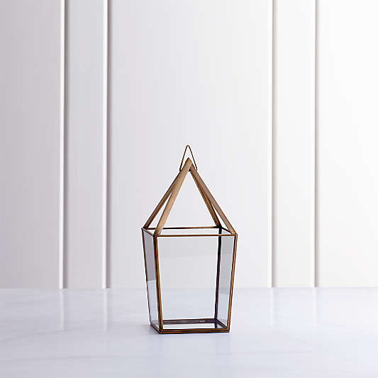 Lillian Brass Medium Lantern