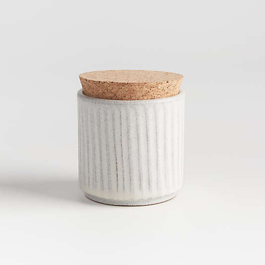 Lilou Matte White Salt Cellar