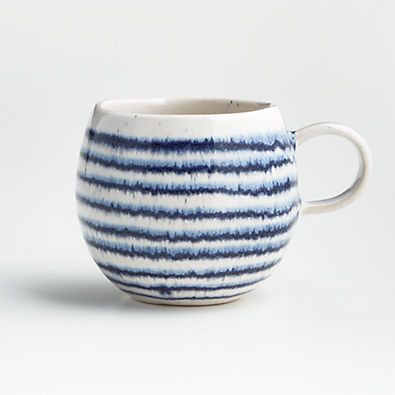 View Lina Blue Stripe Coffee Mug details